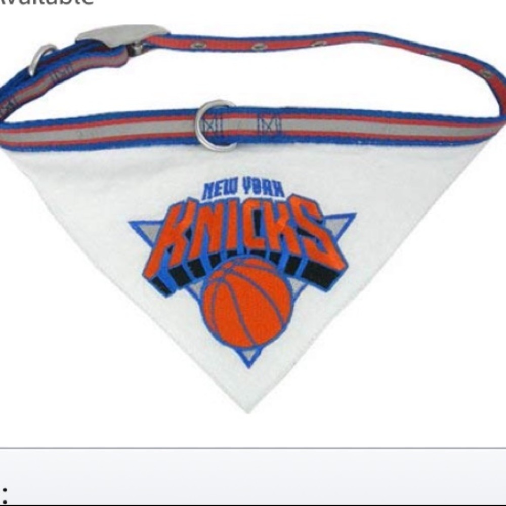 Knicks dog collar small